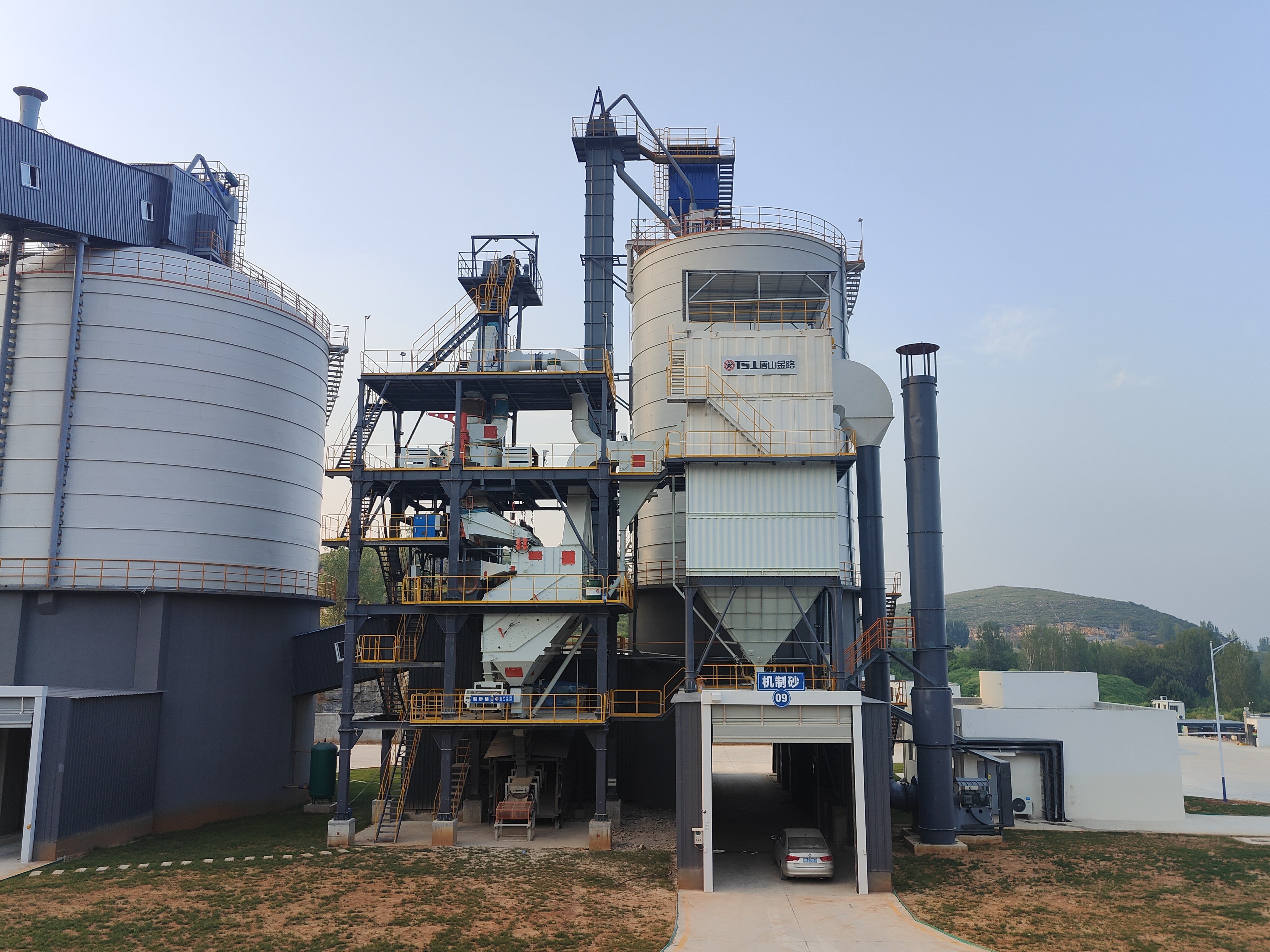 干法制砂樓：塔樓式布局，空間利用的優(yōu)化大師